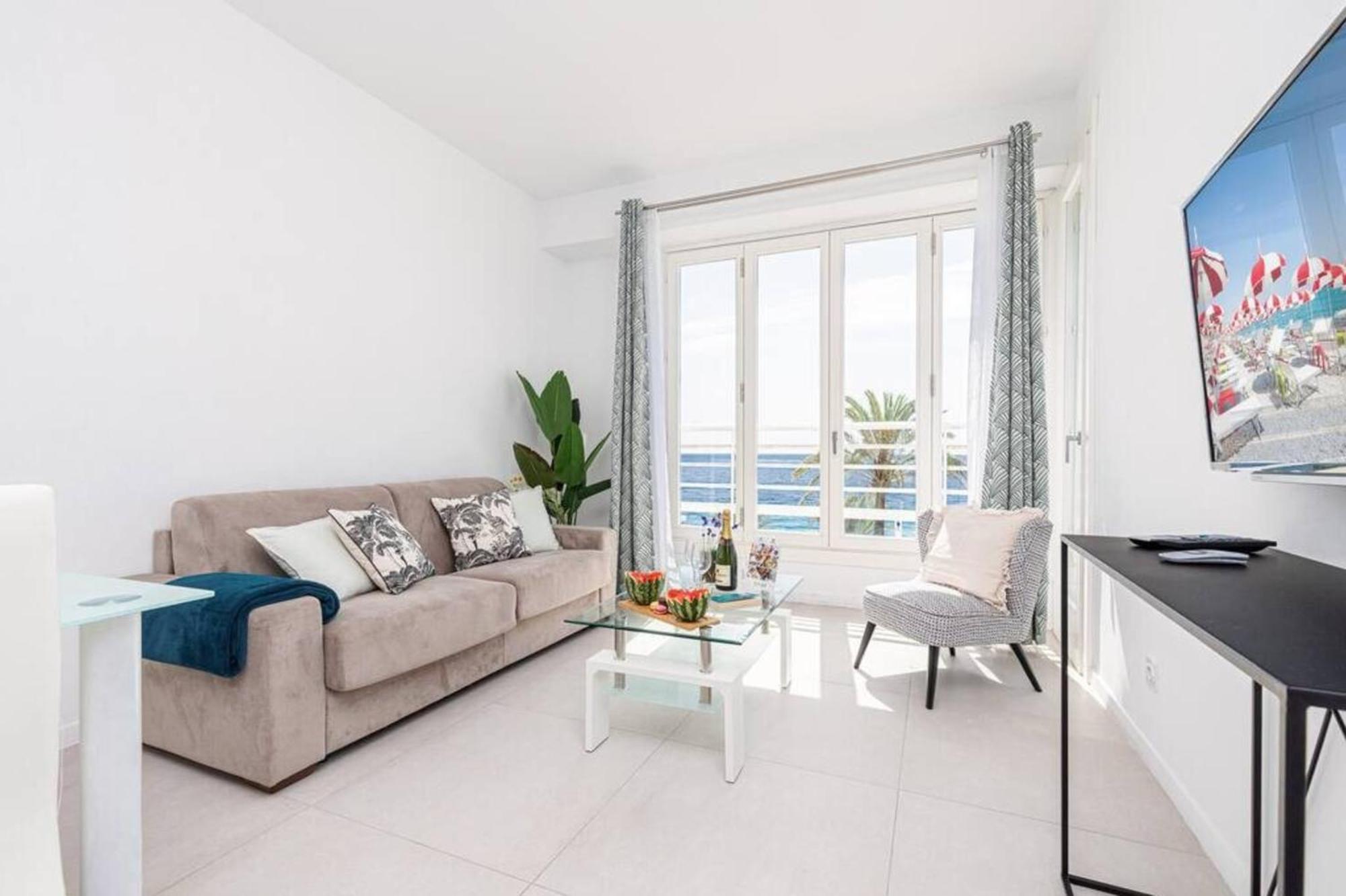 Prom 163 - Promenade 2 Rooms With Terrace Niza Exterior foto